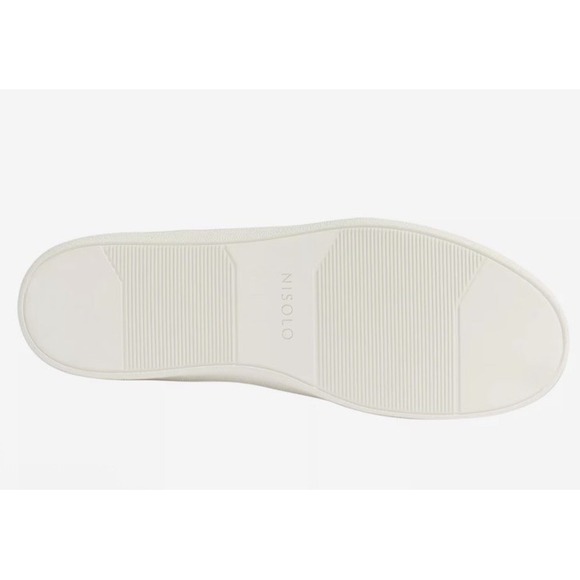 NISOLO Bria Go To Everyday Sneaker Bone‎ Leather Womens 11 New - Picture 5 of 6